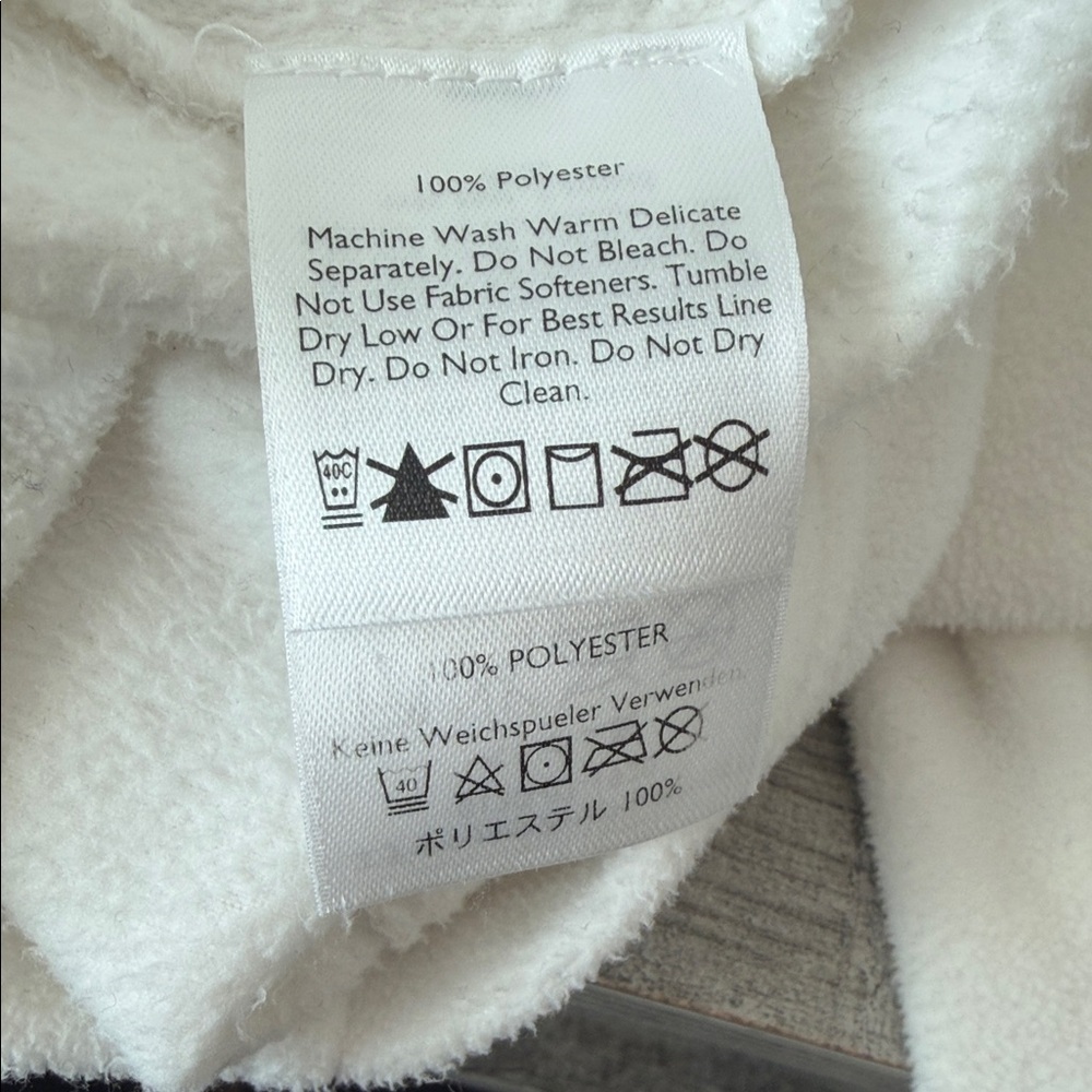 Eddie Bauer Cream Quarter-Zip Fleece - Picture 6 of 6